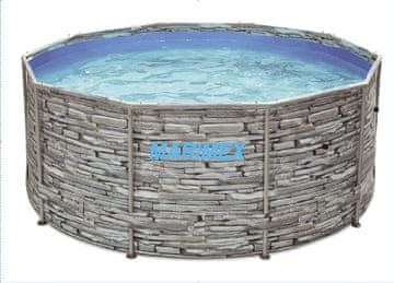 Marimex Nadzemni bazen Marimex Florida 3,05 x 0,91 m, kamniti videz, brez dodatkov