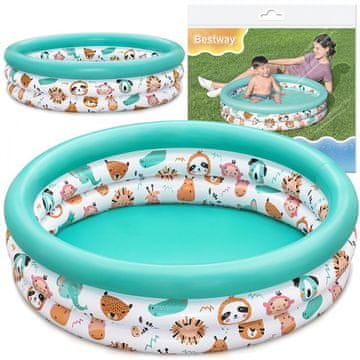 Bestway Napihljiv otroški bazen Bestway 51008 102×25 cm, večnamenski, 101 l, PVC