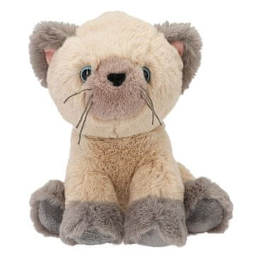 Top Model Plyšová kočička Amber Fur Ever Friends, Krémovo-šedá