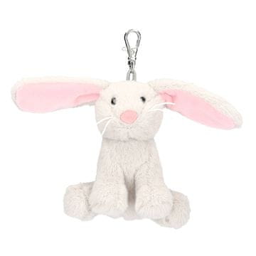 Princess Mimi Plyšový přívěsek králíček Nelly , Šedý