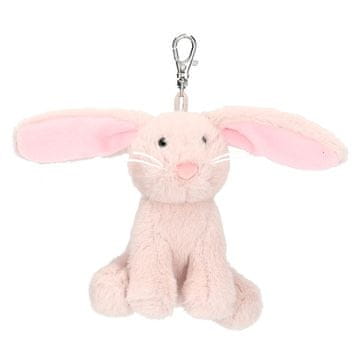 Princess Mimi Plyšový přívěsek králíček Nelly , Růžový