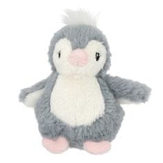 Princess Mimi Plyšový tučňák s karabinkou , Světle šedý