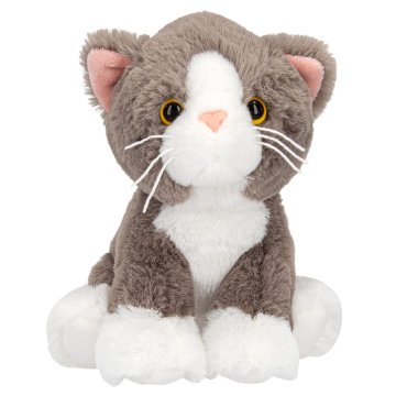 Top Model Plyšová kočička Ruby Fur Ever Friends, Šedo-bílá