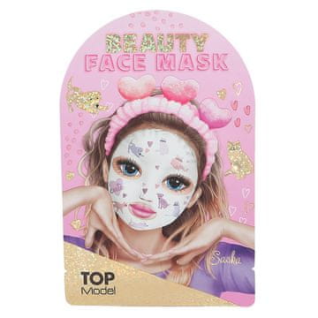 Top Model Hydratační pleťová maska Beauty&Me, Růžová - Sasha