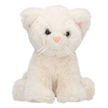 Top Model Plyšová kočička bílá 16 cm, Bílá