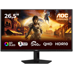 Gaming Q27G41ZDF monitor, 67,3cm (26,5), QHD, QD-OLED, 240Hz, 0,03ms, G-Sync Compatible