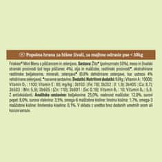 Friskies Mini Menu suha hrana za majhne pse, piščanec in zelenjava, 4 x 1,5kg