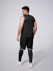 PANTONECLO Moški športni komplet Pantoneclo iz treh delov: majica s kratkimi rokavi, kratke hlače z zračnimi odprtinami in hlače, L