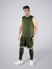 PANTONECLO Moški športni komplet Pantoneclo iz treh delov: majica s kratkimi rokavi, kratke hlače z zračnimi odprtinami in hlače, L