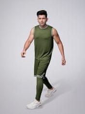 PANTONECLO Moški športni komplet Pantoneclo iz treh delov: majica s kratkimi rokavi, kratke hlače z zračnimi odprtinami in hlače, L