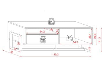 Furnitura POŠKODOVANA KLUBSKA MIZICA BENFIK