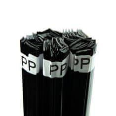 Spoj za Varjenje Plastike PP – Črn Trak 12 Mm, 100 G, 42 Cm Dolžina | 260–330 °C