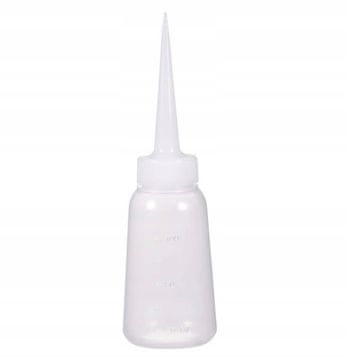 Rosfix Steklenička Dozirna 100 Ml – PE Material, Premer 45 Mm, Višina 80 Mm, Precizen Dozator | za Kemikalije