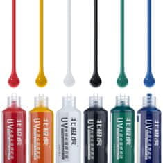 Rosfix Črna UV Soldermaska – Zaščita PCB, Neprevodna, Hitro Strjevanje | 10 Ml, 95 Mm Brizga