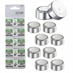 Rosfix Alkalne Baterije LR1130 – 1.55V, Ø11.45 Mm X 3.05 Mm, Set 10 Kosov | Združljivo z AG10, G10, V10GA