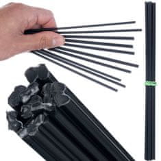 Rosfix Spoj za Varjenje Plastike PP – Črn, 10 Kos, 20 Cm Dolžina | 260–330 °C Tališče, Visoka Kakovost