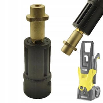 Rosfix Nadomestni Del za Visokotlačni Čistilnik Kärcher k – Medeninasti Adapter Bayonet | 160 BAR, 60 °C
