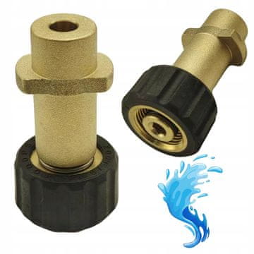 Rosfix Nadomestni Del za Visokotlačni Čistilnik Kärcher K2–K7 – Adapter 1/4QC To M22x1.5 | Trpežen, 14 Mm