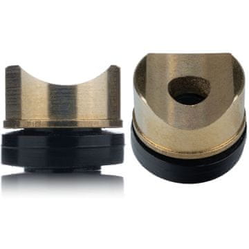 Rosfix Medeninasto Ležišče Šobe za Brizgalno Glavo – s Teflonskim Tesnilom | za RAC v, Visok Tisk