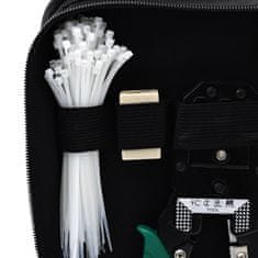 Rosfix Set Orodij za Mrežno Namestitev RJ45 – 146 Delov, Tester, Krone Nož, Klešče, Case | UTP/FTP/STP