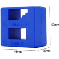 Rosfix Magnetizer/Demagnetizer – za Vijačnike, Bitev in Vijake | 49×50×28 Mm, brez Napajanja