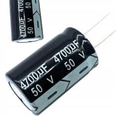 Rosfix Elektrolitski Kondenzator 4700 ΜF 50 v – THT Montaža | Visoka Kapaciteta, Zanesljivo Delovanje