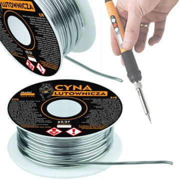 Rosfix Spajkalna Žica Sn63Pb37 2 Mm – 2 % Talilo, 200 G, Temperatura 183–190 °C | za LED Trakove in Elektroniko | Natančno Spajkanje