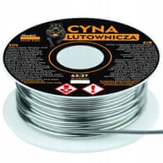 Rosfix Spajkalna Žica Sn63Pb37 – 1,5 mm, 500 g, 2 % Talilo | Temperatura 183–190 °C | za LED Trakove in Elektroniko