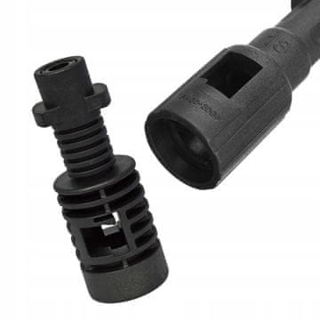 Rosfix Nadomestni Del za Visokotlačni Čistilnik Kärcher Bayonet k On Bosch Stari Tip – Plastični Adapter | Črn, Hitro Povezovanje