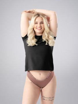 LEAFLETIC Ženske mid-rise brief hlačke