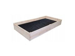 ABC CONNECT Lesena vrtna visoka greda 120x240x28cm