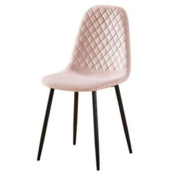 Fort Jedilni stol MOJITO-Roza (set 4 kosov)