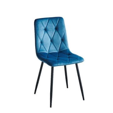 Fort JEDILNI STOL MELITA (VEČ BARV)-Modra (set 4 kosov)