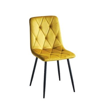 Fort JEDILNI STOL MELITA (VEČ BARV)-Rumena (set 4 kosov)