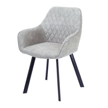 Fort JEDILNI STOL SABESA(VEČ BARV)-Svetlo siva (set 2 kosov)