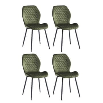 Fort Stol LINA (zelena) (set 4 kosov)