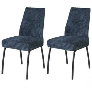 Fort Stol ANNA (modra) (set 2 kosov)