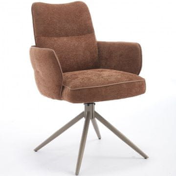 Fort Oblazinjen jedilni stol DAFNE (rjava) (set 2 kosov)