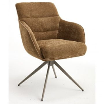 Fort Oblazinjen jedilni stol MINE (rjava) (set 2 kosov)