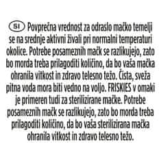 Friskies Adult mokra hrana za mačke, piščanec, govedina, jagnjetina in raca v omaki, 72 x 85g