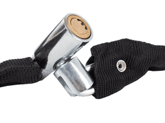 Verkgroup ključavnica za motor/kolo, jeklena, 85cm, črna