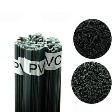 Rosfix Fuga za Varjenje Plastike PVC – Trak 8 Mm v Trikotniku 3,5 Mm, 100 G, 280–300 °C | Siva/Bela
