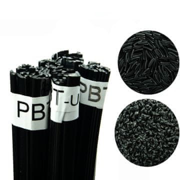 Rosfix Fuga za Varjenje Plastike PBT-U – Črna, 100 G, 42 Cm Žica, 320–370 °C | za Zdernike v Nadkolah