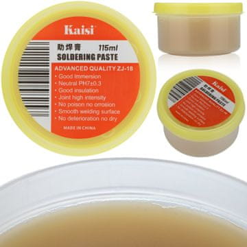 Rosfix ZJ-18 Topilo za Spajkanje – Gel Konsistenca, Nevtralen pH, 115 Ml | brez Korozije za IC in PCB