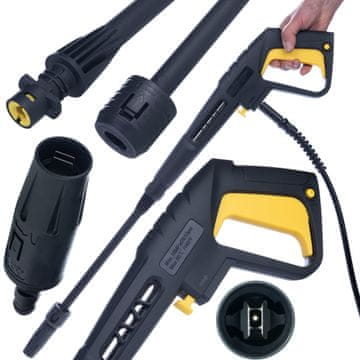 Rosfix Nadomestni Del za Visokotlačni Čistilnik Kärcher K2–K7 – Pištola With Lance in Vario Šobo | 150 Barov, 10 L/min, 60°C, Kliknite Poveži