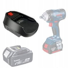 Rosfix MT18BOS C/B Adapter – Pretvornik Baterije Makita 18V za Orodja Bosch 18V | BL1830–BL1860, 18V