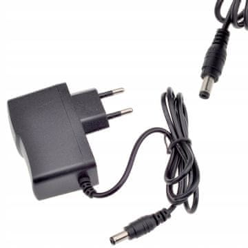 Rosfix Polnilo 9V 1A – Obrnjena Polariteta, DC 5,5 X 2,1 Mm | 100-240 v AC, 90 Cm Kabel