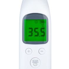 Rosfix Infrardeči Medicinski Termometer – Brezkontaktni, LCD Zaslon, 32–42 °C, Spomin 32 Meritev | za Dojenčke v Odraslah
