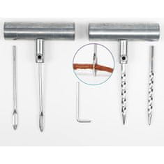 Rosfix Set za Popravilo Pnevmatik 23v1 – za Tubeless Gume | Jeklo, Kompaktno Ohišje, Avto/Moto/ATV