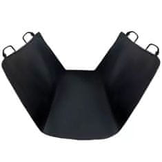 Purlov pasja prevleka/podloga za avtosedež, 144 x 144 cm, črna